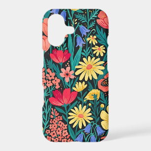 Abstract Botanical Butterflies iPhone Cases