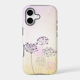 Abstract botanical drawing iPhone Case