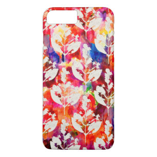 Abstract botanical leaves iPhone 8 plus/7 plus case