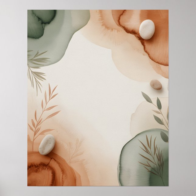 Abstract Botanicals Poster (Front)