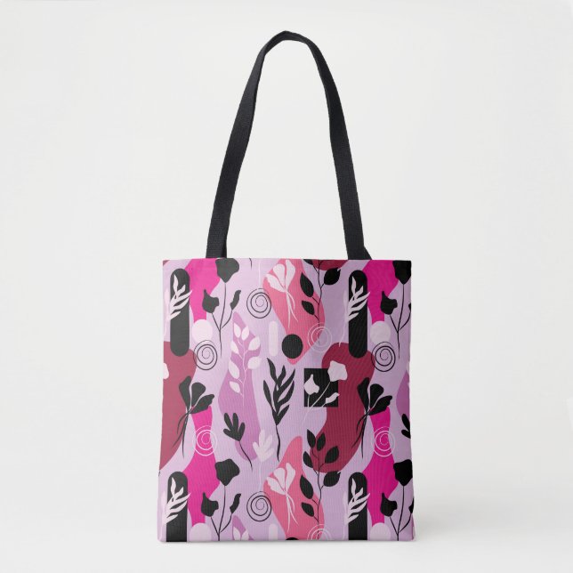 Abstract Botanics Tote Bag (Front)