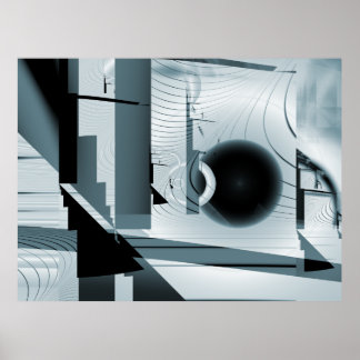 Abstract Boulevard Fractal Print