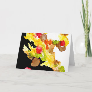 "Abstract Bouquet" Greeting Card