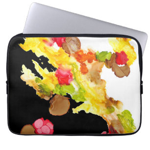 "Abstract Bouquet" Waterproof laptop sleeve