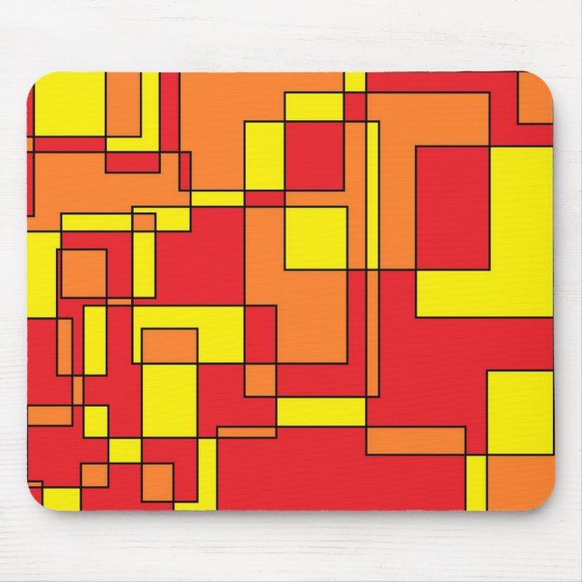 Abstract Brick Pattern Mouse Pad (Front)