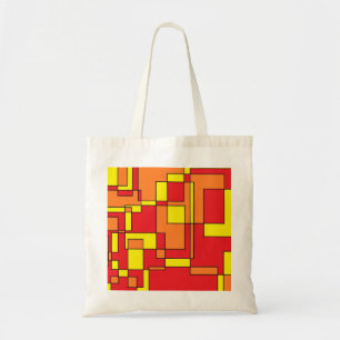 Abstract Brick Pattern Tote Bag