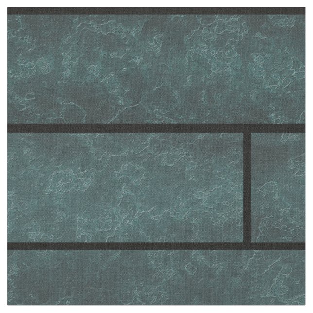 Abstract bricks wall stone ornamental print loft d fabric (Close Up)