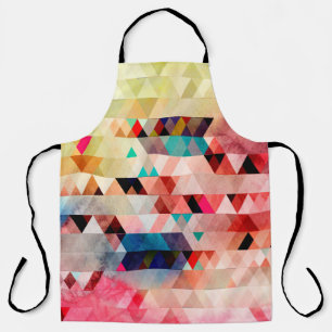 Abstract bright colourful watercolor background wi apron