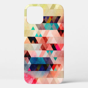 Abstract bright colourful watercolor background wi iPhone 12 case