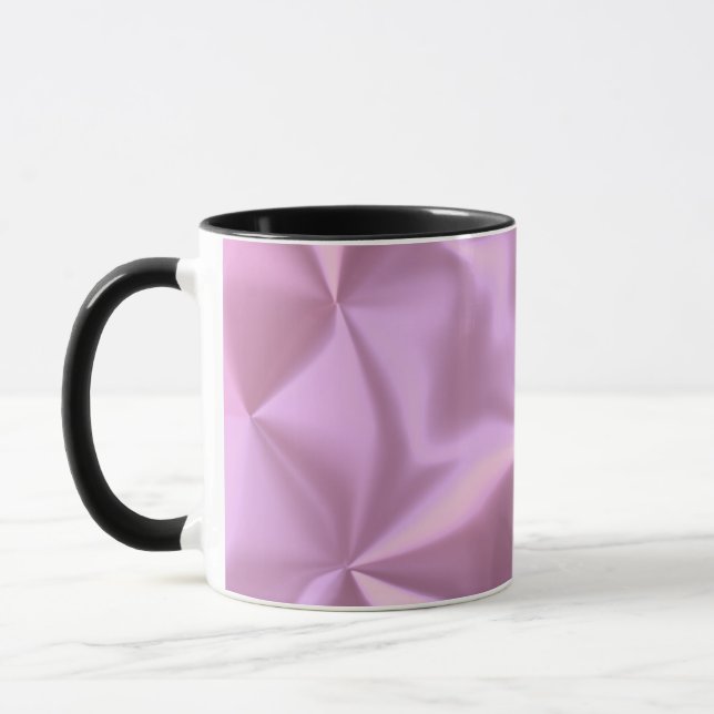 Abstract Bronze Fragment Mix Pattern Mug (Left)