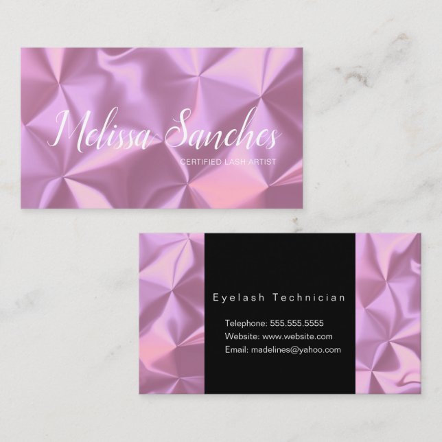Abstract Bronze Mix Pattern Art Business Card (Front/Back)