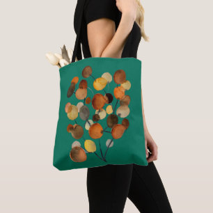 Abstract brown Autumn Earth Tree art Tote Bag