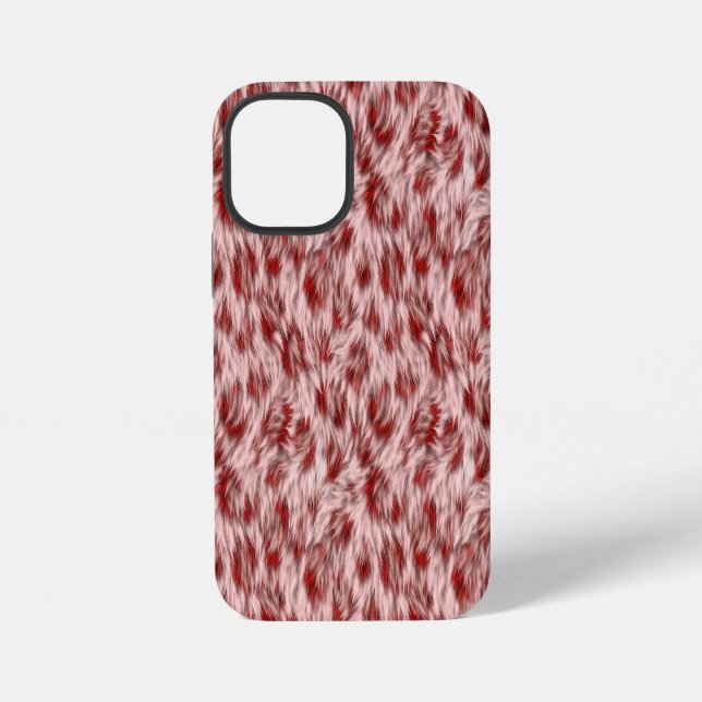 Abstract Brown Fabric Texture Background iPhone Case (Back)