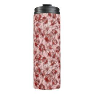Abstract Brown Fabric Texture Background Thermal Tumbler