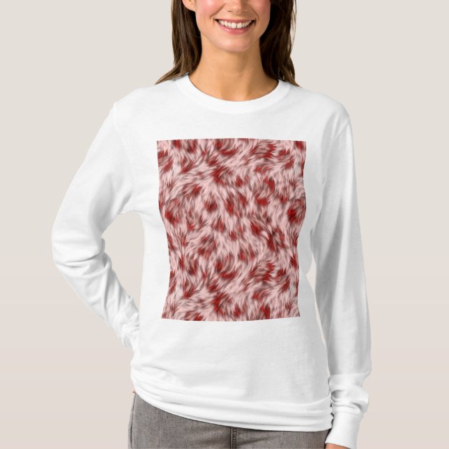 Abstract Brown Fabric Texture Backgrounds-24602 T-Shirt (Front)