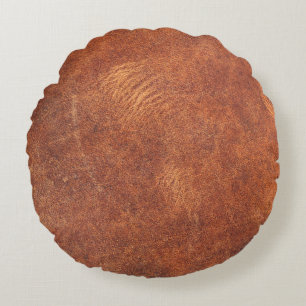 abstract brown leather texture backgroundleather,t round cushion