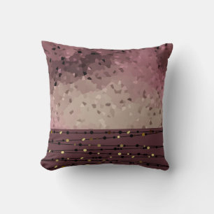 Abstract, brown, pink, pink-brown cushion