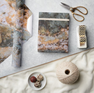 Abstract brown white grungy rock texture wrapping paper