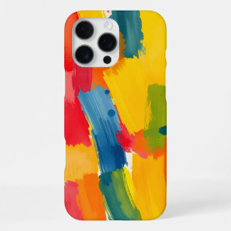 Abstract brush iPhone 16 pro max case