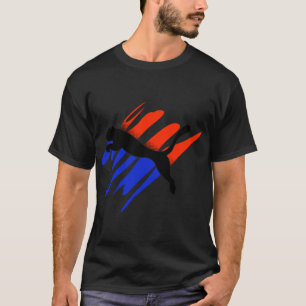 Abstract Brush Stroke Art - Bold Color Drip Graphi T-Shirt