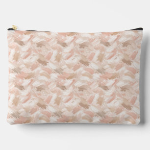 Abstract Brush Stroke Pattern Accessory Pouch