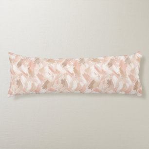 Abstract Brush Stroke Pattern Body Cushion
