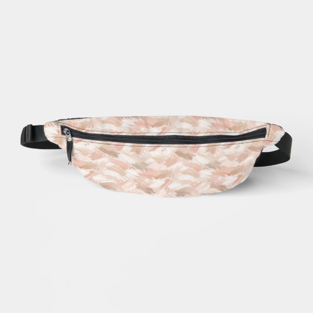 Abstract Brush Stroke Pattern Bum Bags (Front)