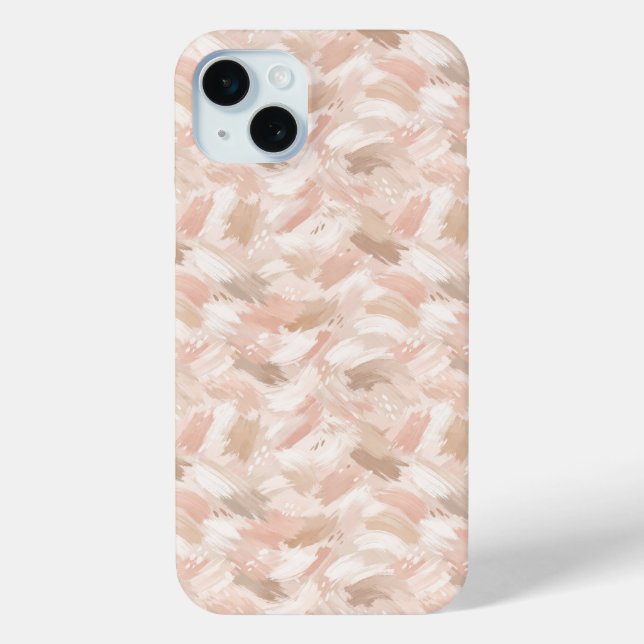 Abstract Brush Stroke Pattern Case-Mate iPhone Case (Back)
