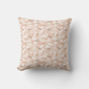 Abstract Brush Stroke Pattern Cushion
