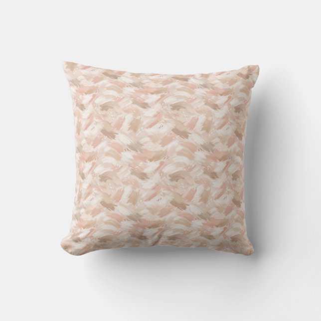 Abstract Brush Stroke Pattern Cushion (Front)