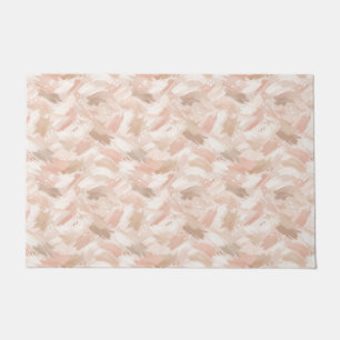 Abstract Brush Stroke Pattern Doormat