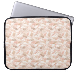 Abstract Brush Stroke Pattern Laptop Sleeve