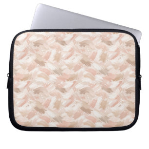 Abstract Brush Stroke Pattern Laptop Sleeve