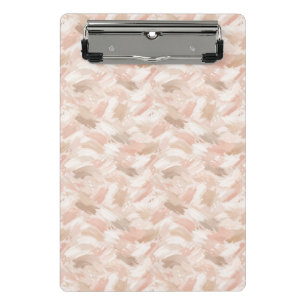 Abstract Brush Stroke Pattern Mini Clipboard