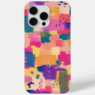 Abstract Brush Stroke Seamless Pattern iPhone 15 Pro Max Case