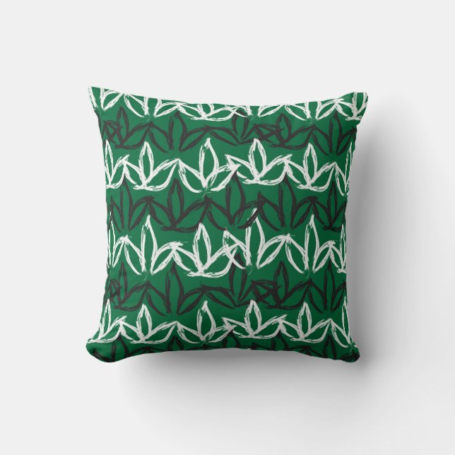 Abstract Brush Strokes Seamless Pattern,  patterns Cushion (Front)