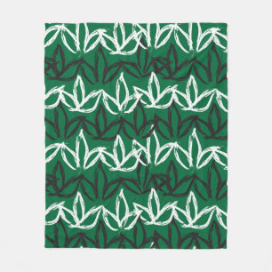 Abstract Brush Strokes Seamless Pattern, patterns Fleece Blanket