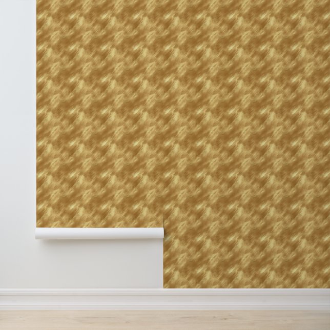 Abstract Brushed Gold Texture Wallpaper (Application)