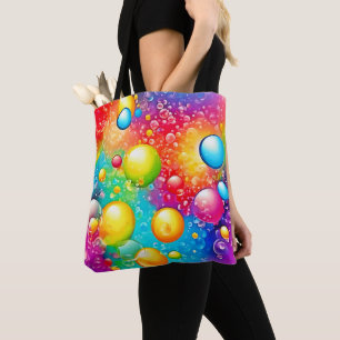 Abstract Bubble Art Tote Bag