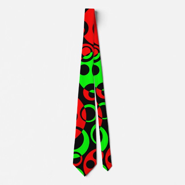 Abstract Bubbles 02 Tie (Front)