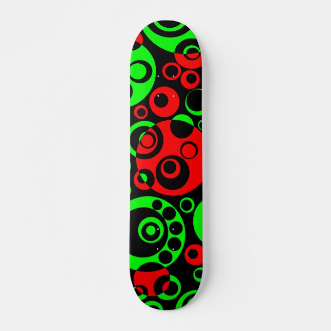 Abstract Bubbles 03 - V2 Skateboard (Front)