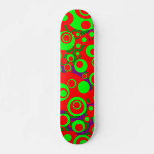 Abstract Bubbles 06 Skateboard