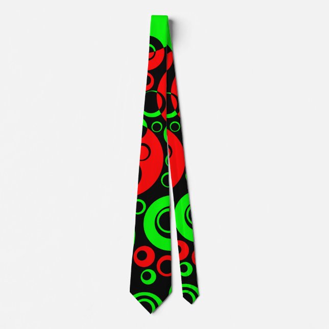 Abstract Bubbles 07 Tie (Front)
