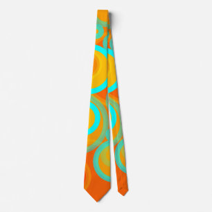 Abstract Bubbles Tie