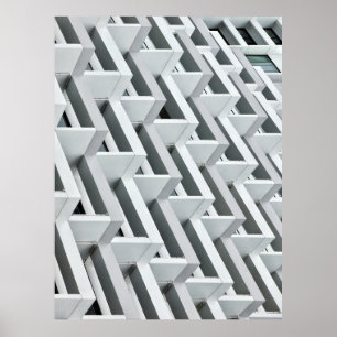 Abstract building poster