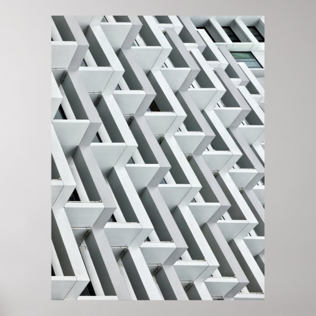 Abstract building poster (Front)