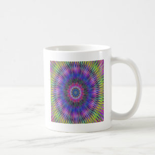 Abstract Bulls-eye Pattern Coffee Mug