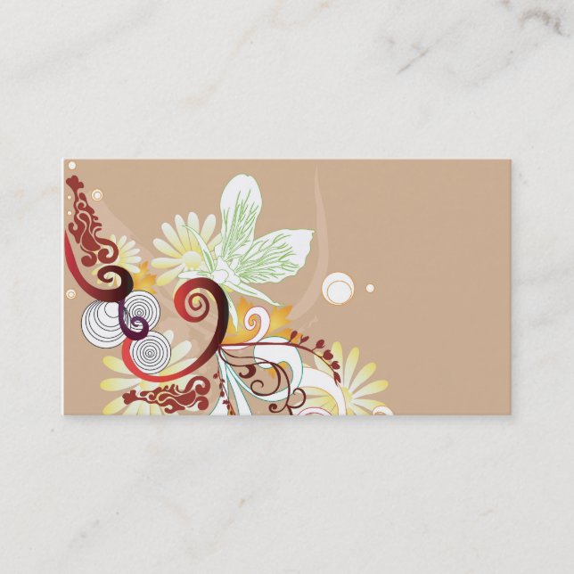 Abstract Business Card (Front)