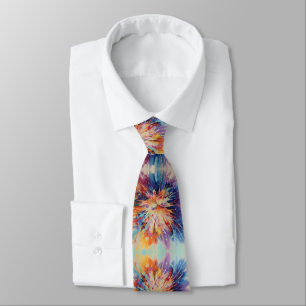 Abstract Bust of Colour Neck Tie