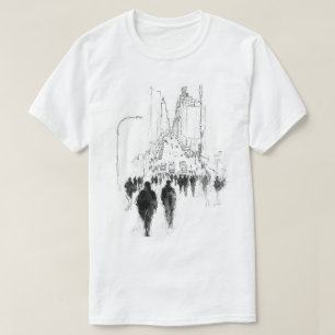 Abstract Busy Street Scene T-Shirt